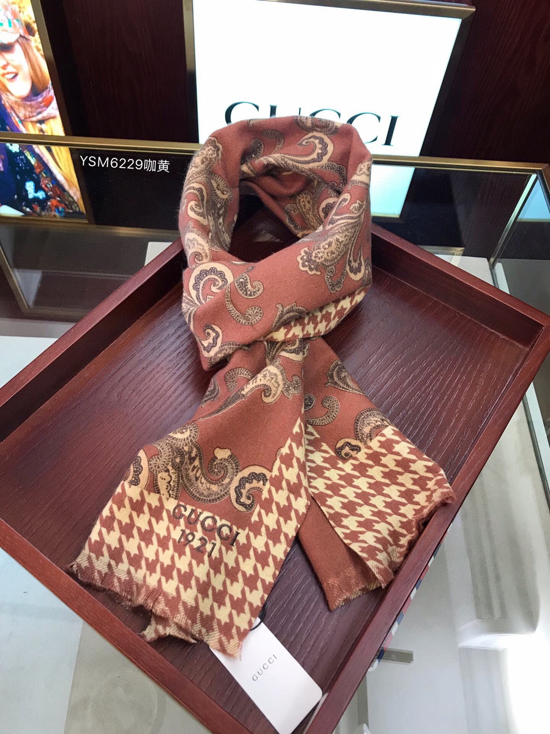 fashion GG flower color autumn and winter scarf
