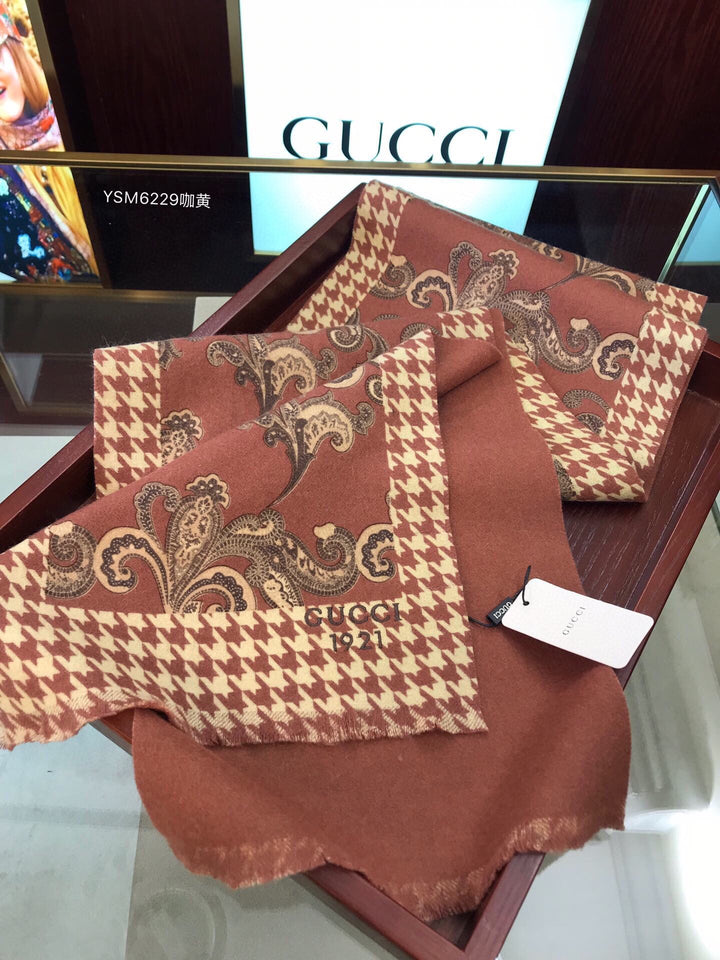 fashion GG flower color autumn and winter scarf
