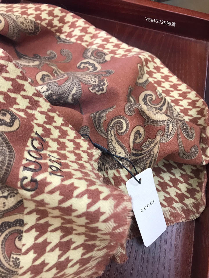 fashion GG flower color autumn and winter scarf