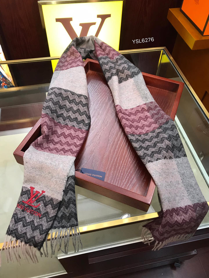 fashion fine embroidery fall and winter scarf