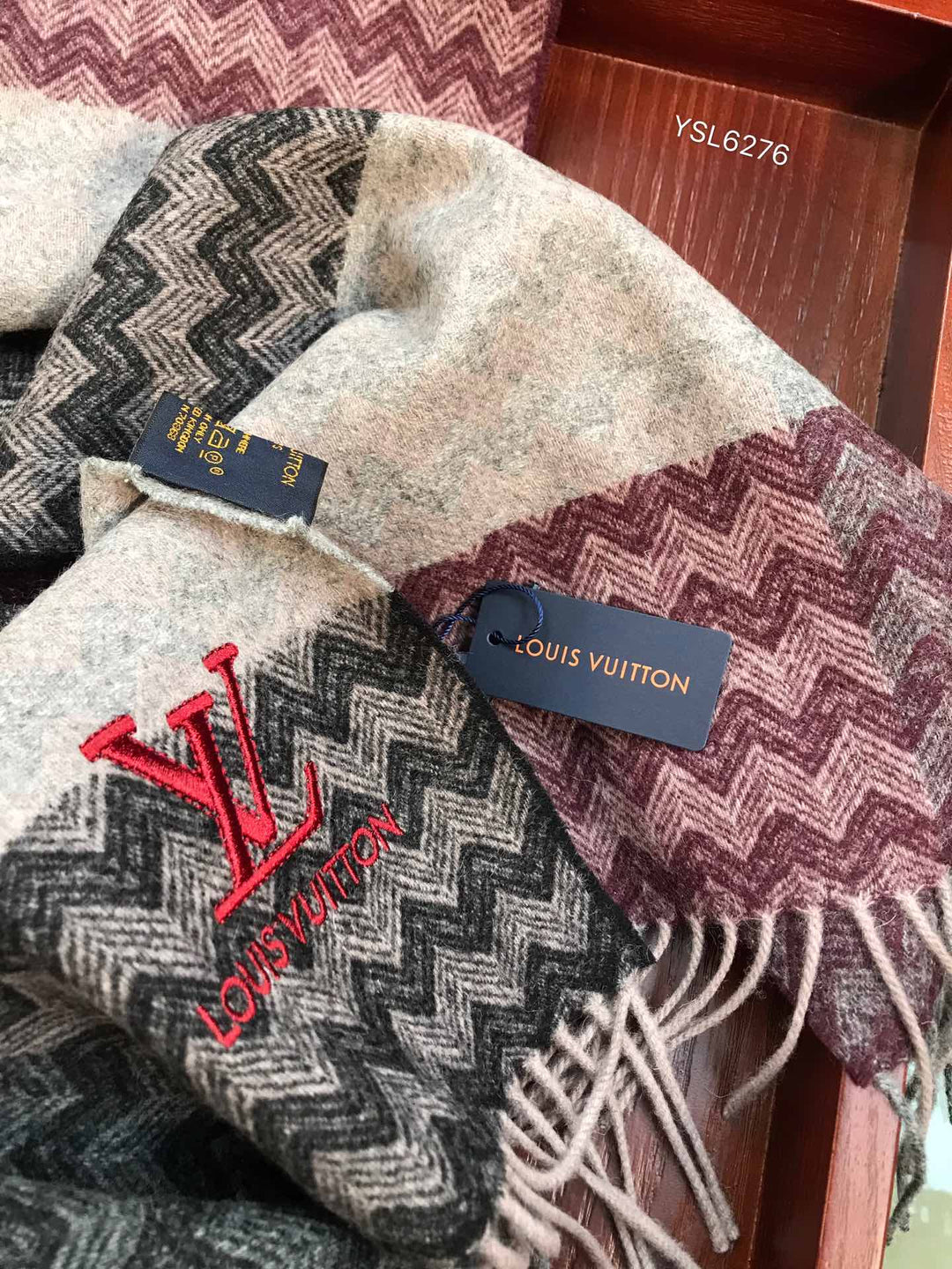 fashion fine embroidery fall and winter scarf