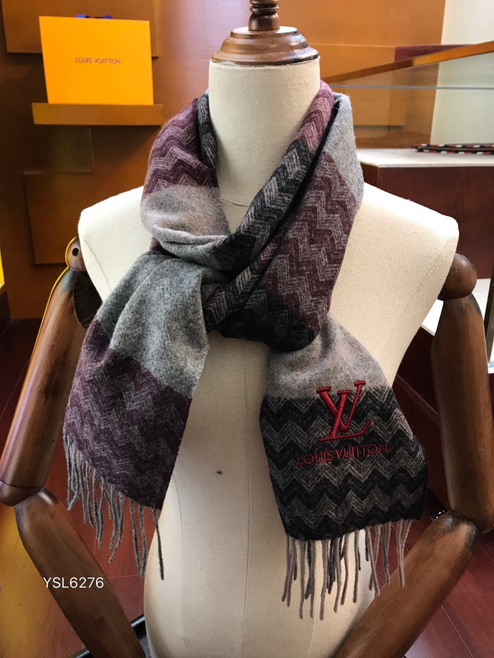 fashion fine embroidery fall and winter scarf