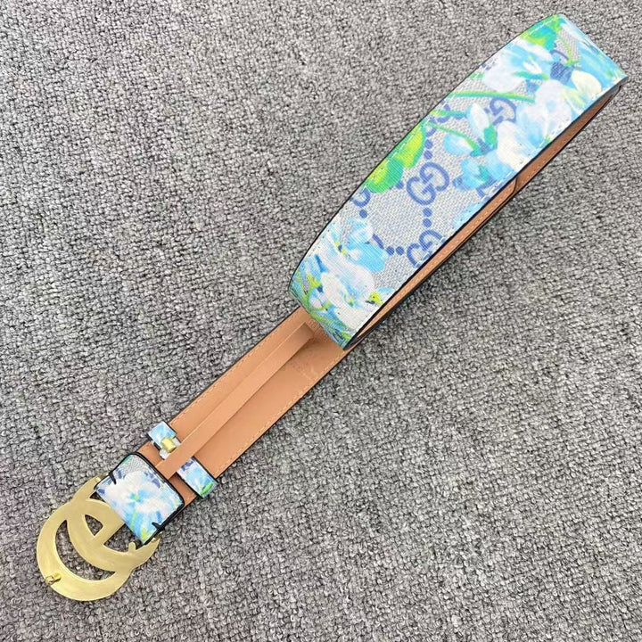 3 colors luxury letter graffiti belt