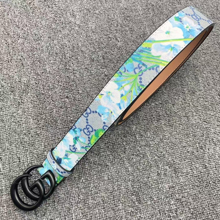 3 colors luxury letter graffiti belt