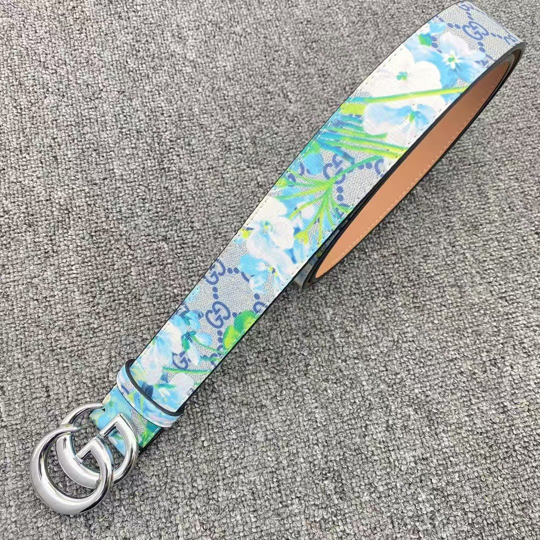 3 colors luxury letter graffiti belt
