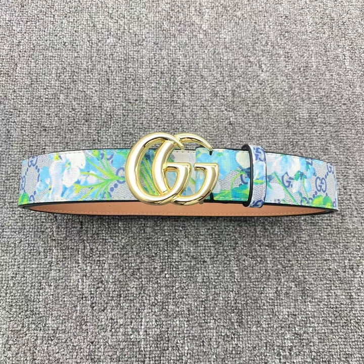 3 colors luxury letter graffiti belt