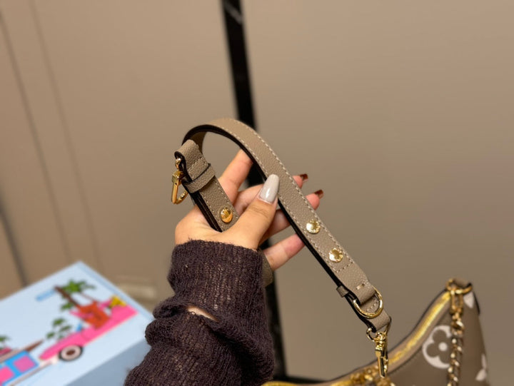 2 Colors - Classic Pattern Gradient Messenger Bag