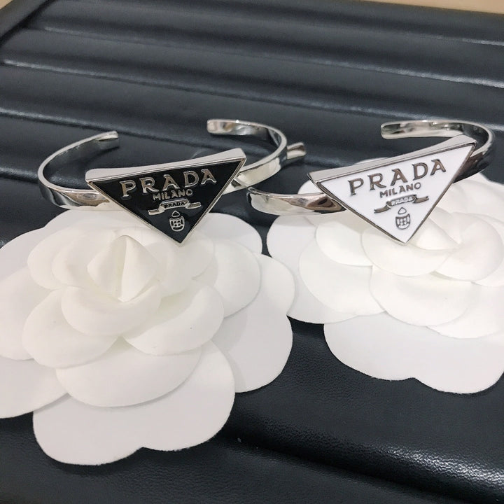 Two Color Open Triangle Tag - Bracelet