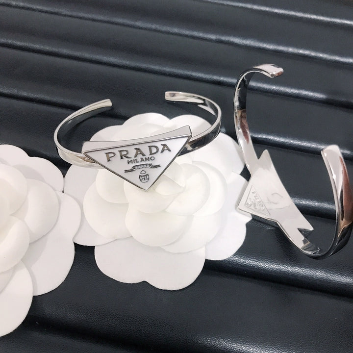 Two Color Open Triangle Tag - Bracelet