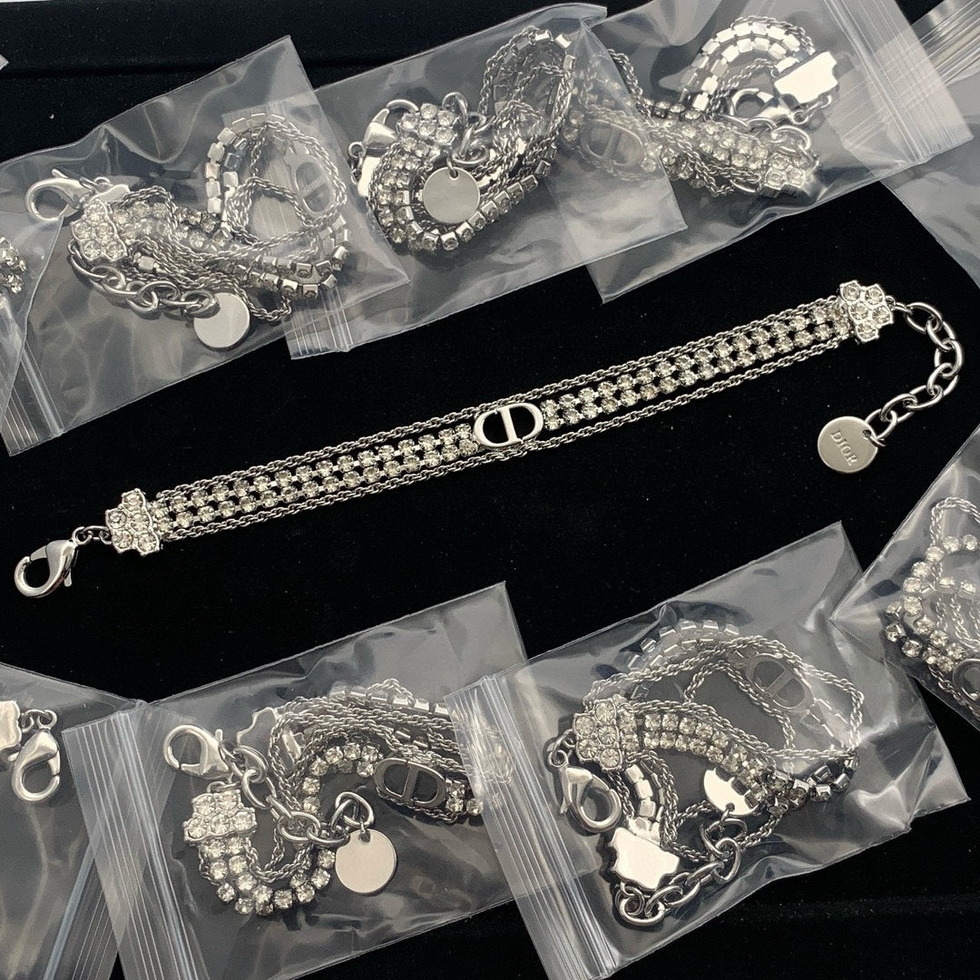 Fashion CD full diamond bracelet