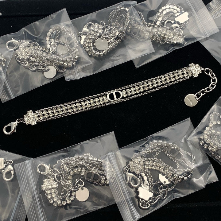 Fashion CD full diamond bracelet