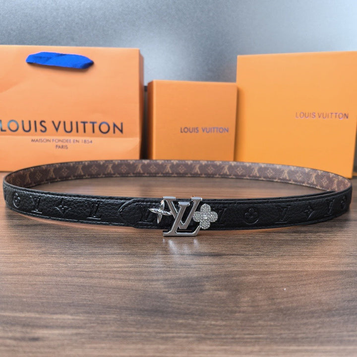 2 Color Clover Women's Belts