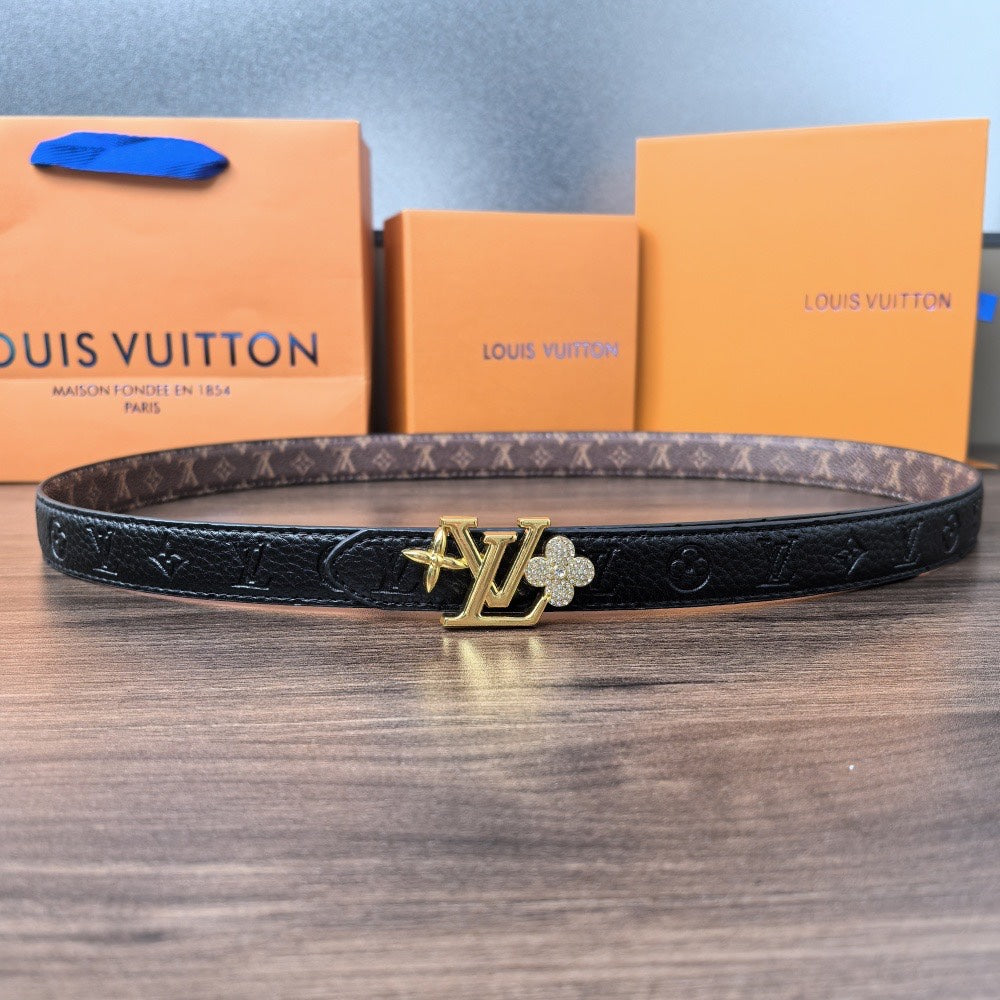 2 Color Clover Women's Belts