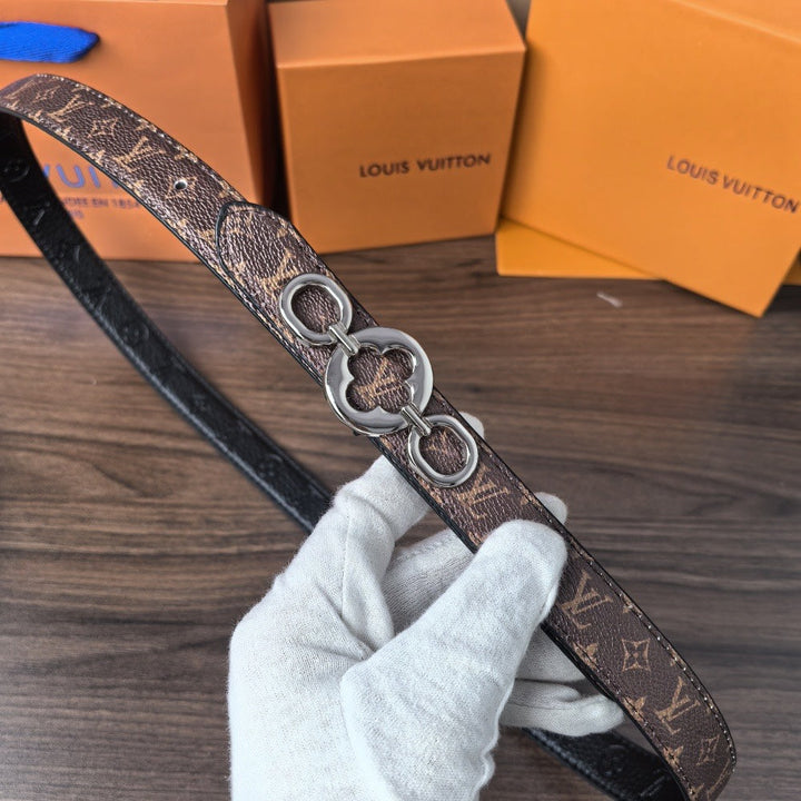 2 Color Clover Doodle Women's Belt