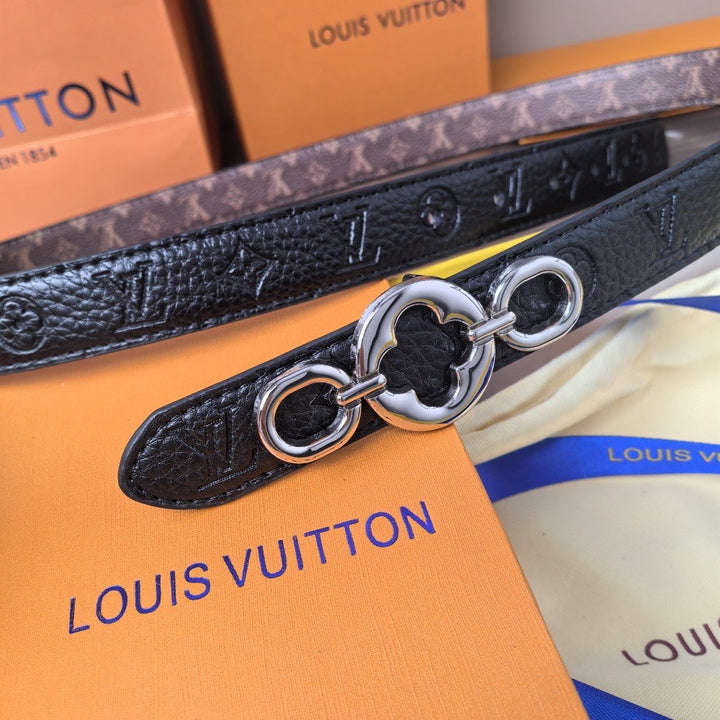 2 Color Clover Doodle Women's Belt