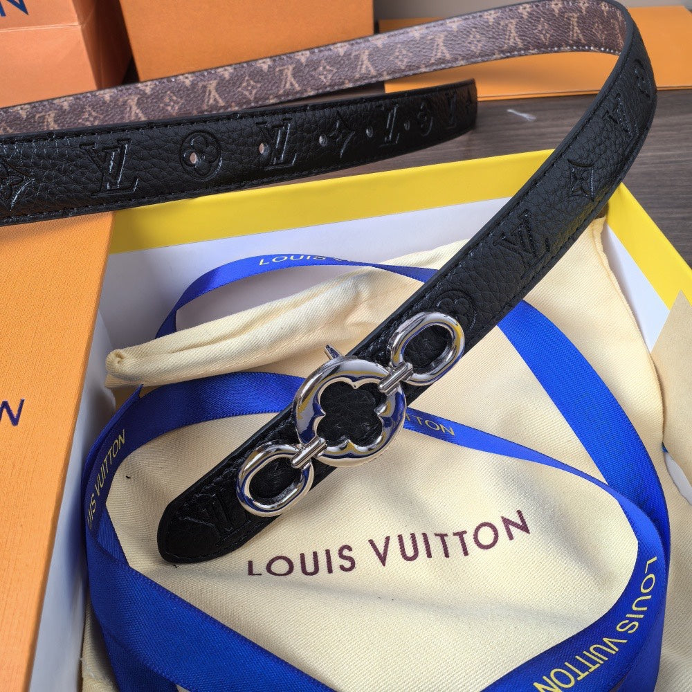 2 Color Clover Doodle Women's Belt