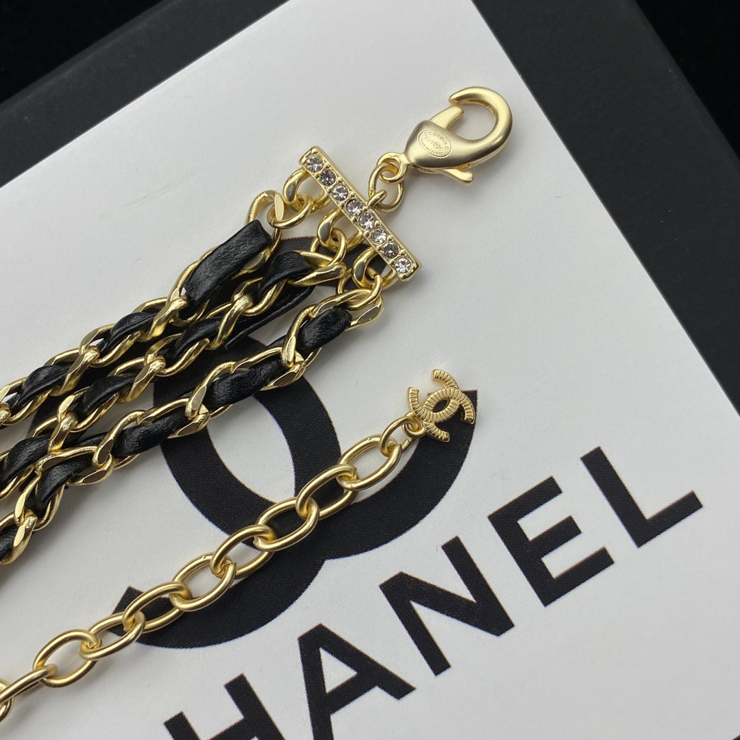 Luxury Bow Leather Necklace