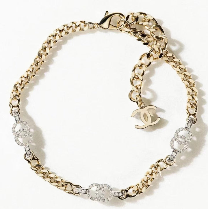 Luxury Two Color CC Necklace