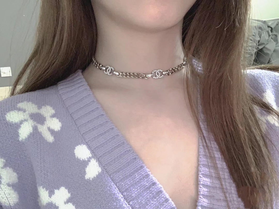 Luxury Two Color CC Necklace
