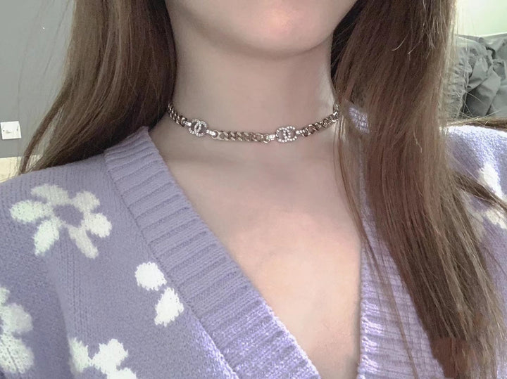 Luxury Two Color CC Necklace