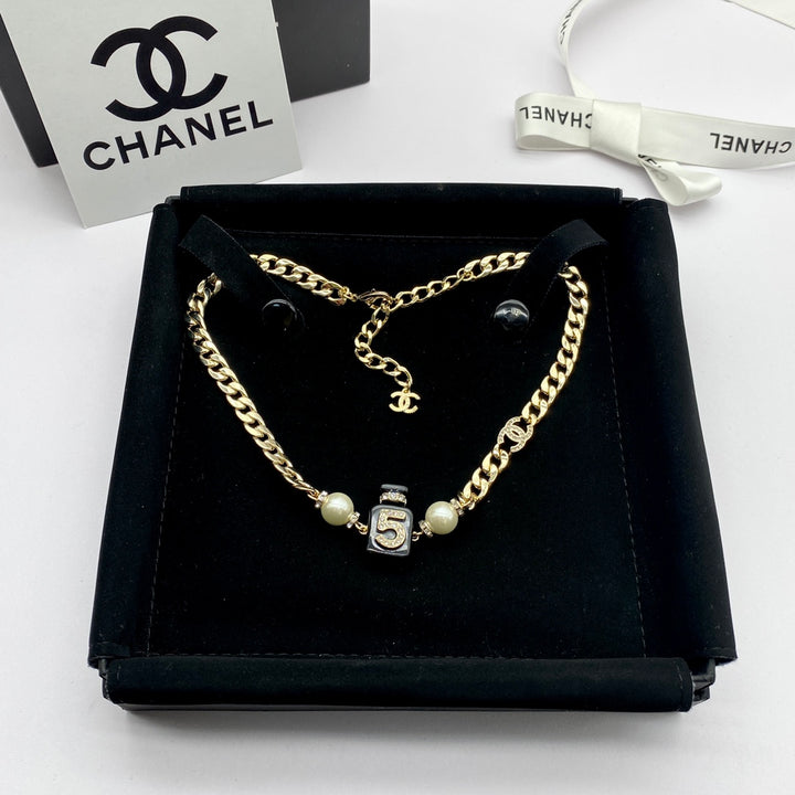 Classic Double C Perfume Bottle Necklace