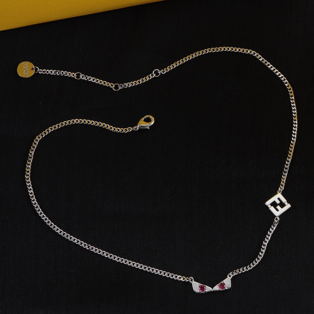 Luxury Double F Sweater Necklace