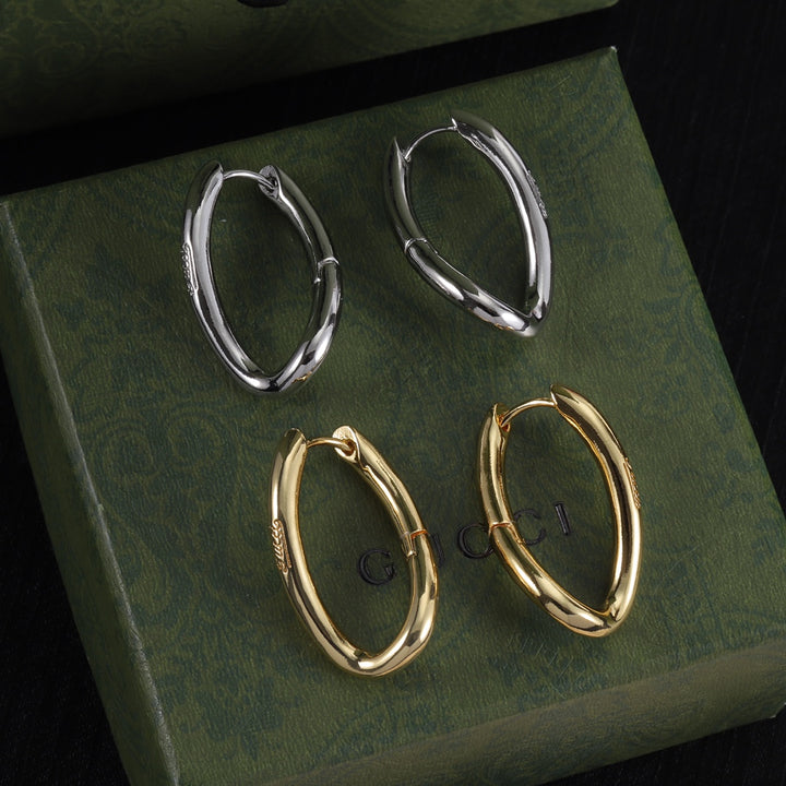 Two Color Twisted Irregular Earrings