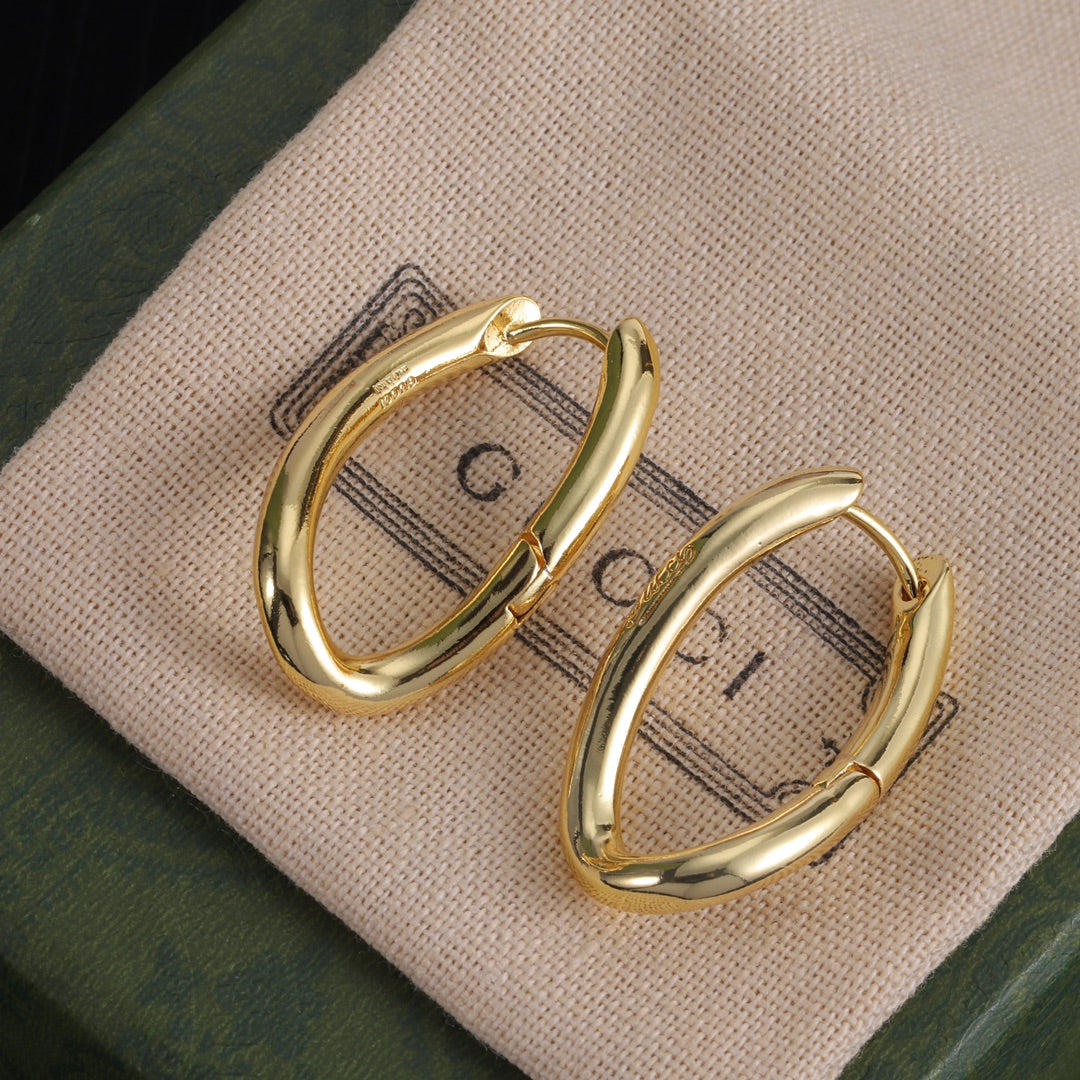 Two Color Twisted Irregular Earrings