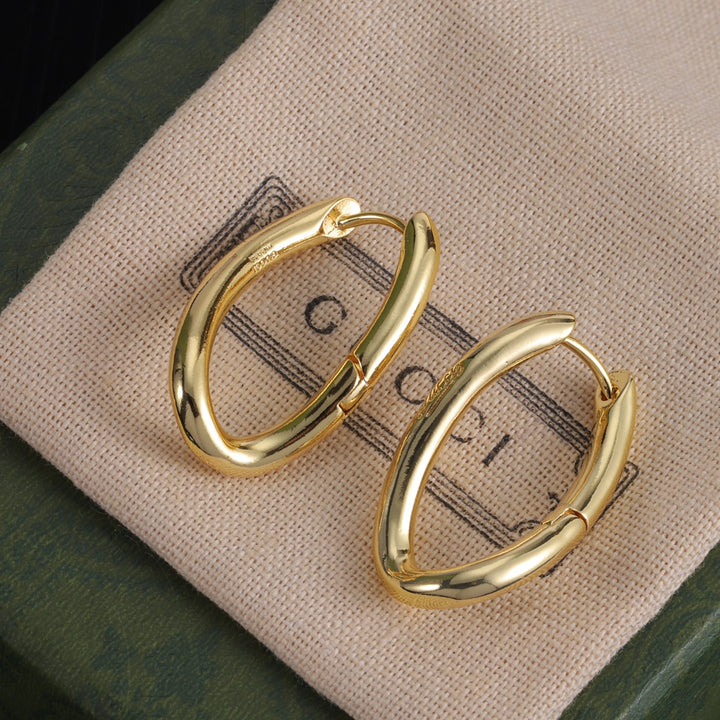 Two Color Twisted Irregular Earrings