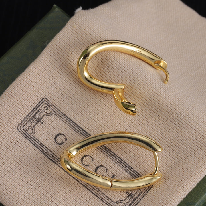 Two Color Twisted Irregular Earrings