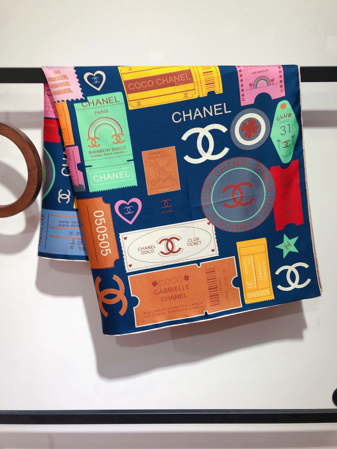 Classic CC Multi-Element Printed Square Towel