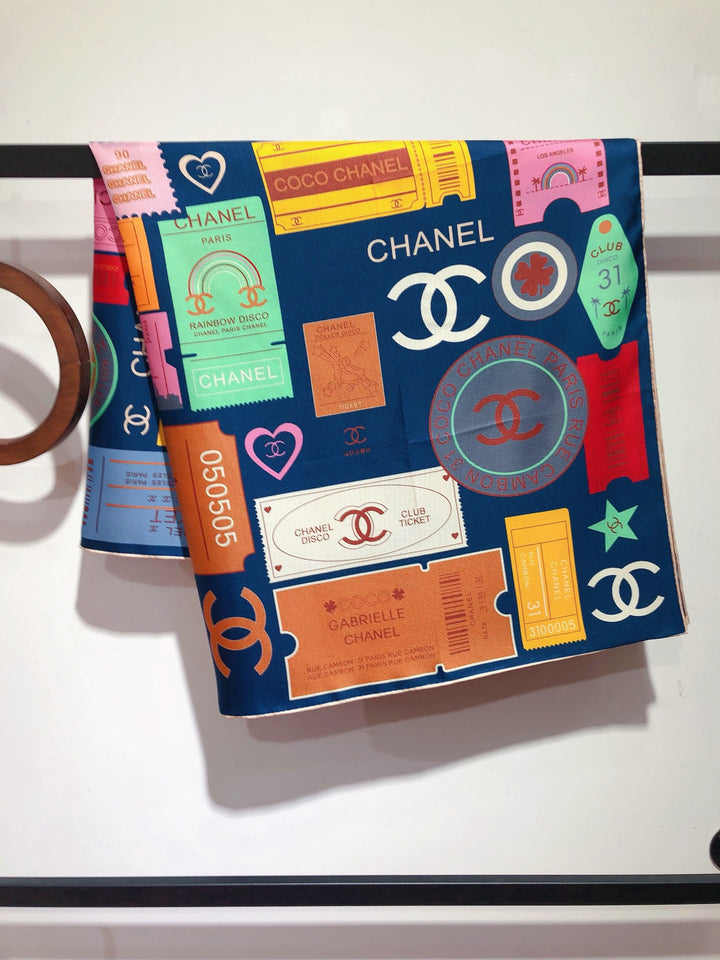 Classic CC Multi-Element Printed Square Towel