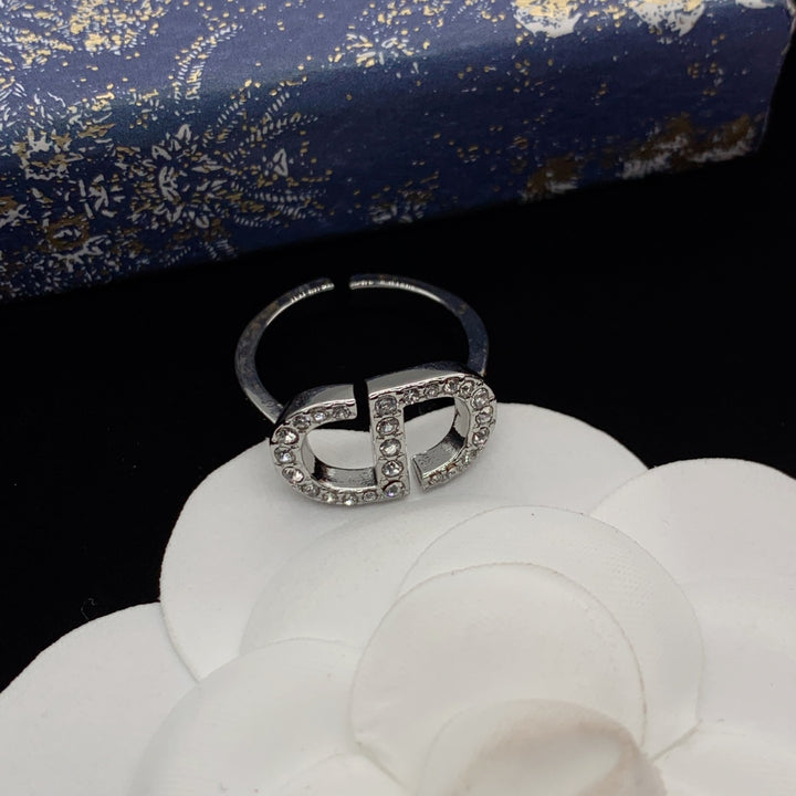 fashion CD rhinestone open ring