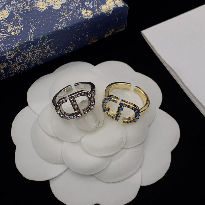 fashion CD rhinestone open ring