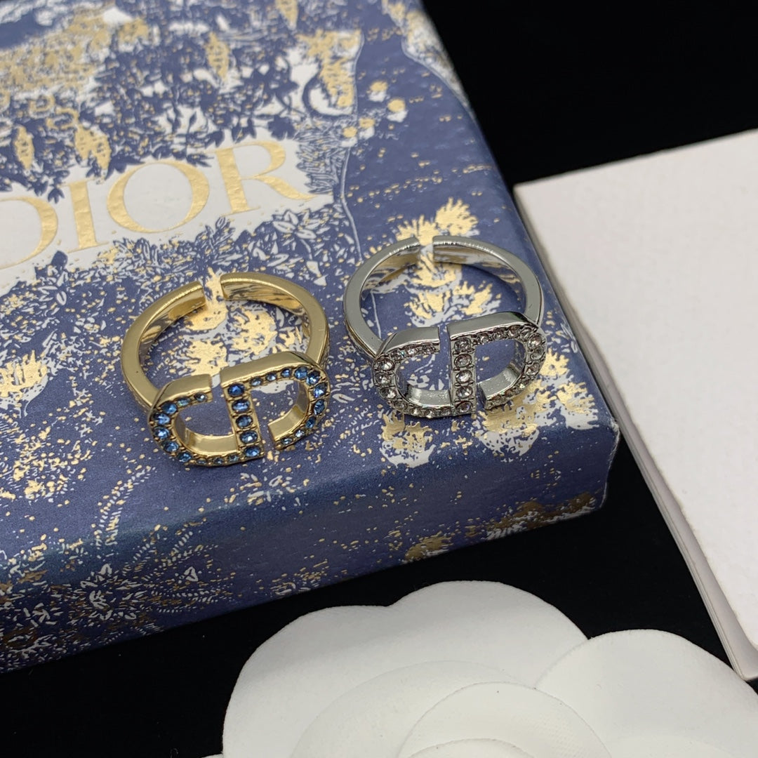 fashion CD rhinestone open ring