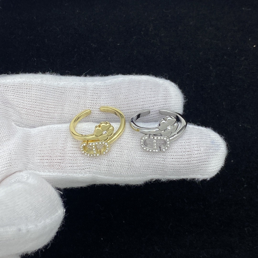 Fashion CD Flower Ring