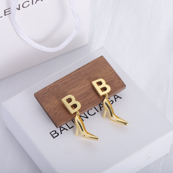 Delicate High Heels Dangle Earrings