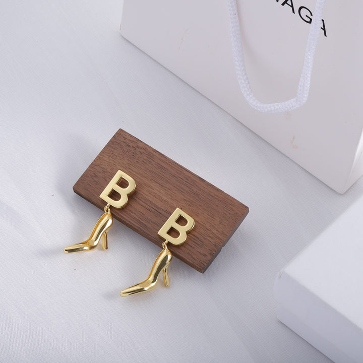 Delicate High Heels Dangle Earrings