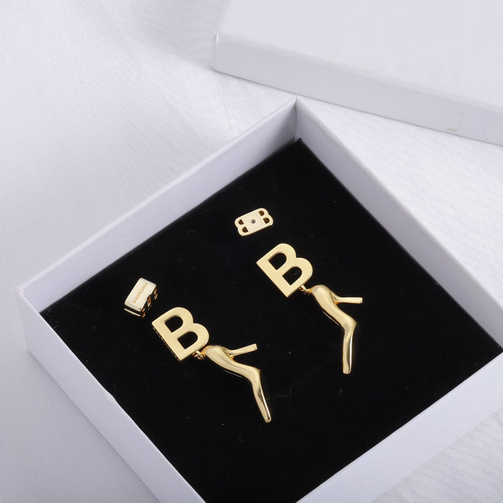 Delicate High Heels Dangle Earrings