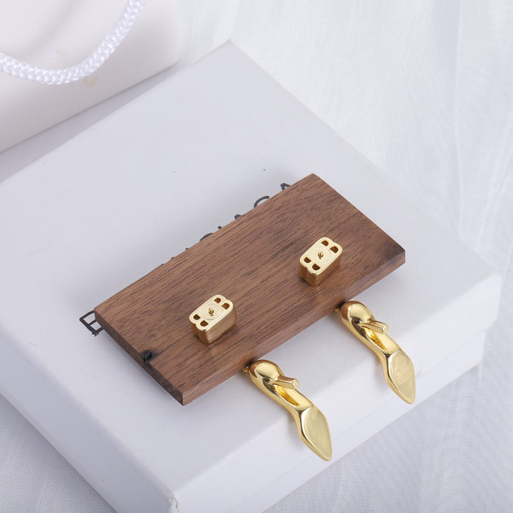 Delicate High Heels Dangle Earrings