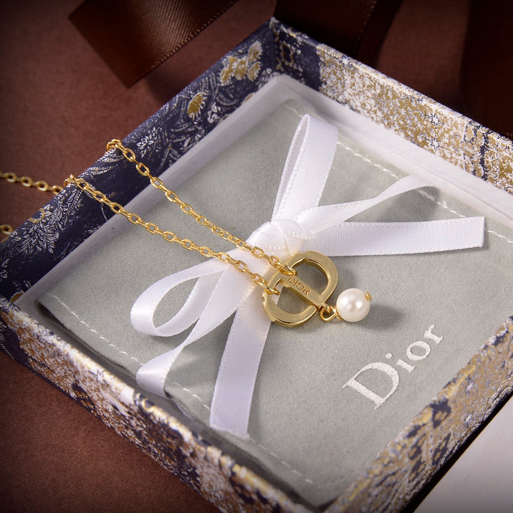 Luxury CD Double Layer Necklace