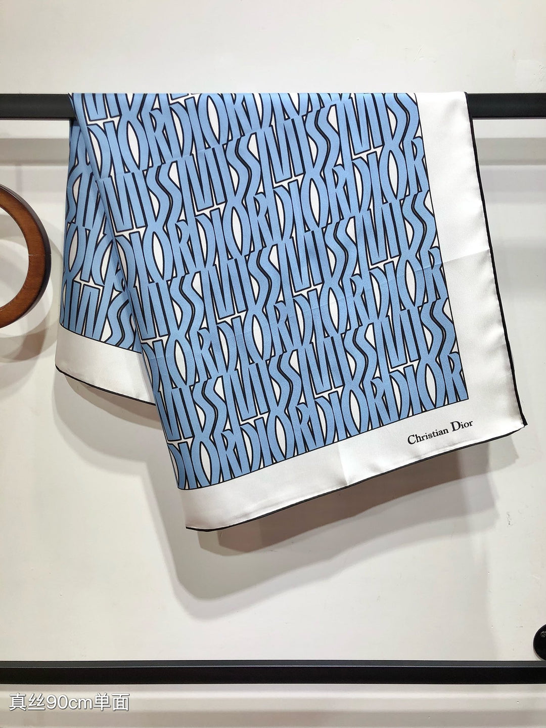 Luxury DR Printed Silk Square Scarf