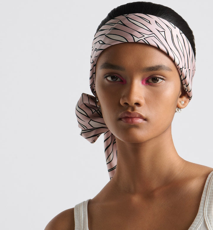 Luxury DR Printed Silk Square Scarf