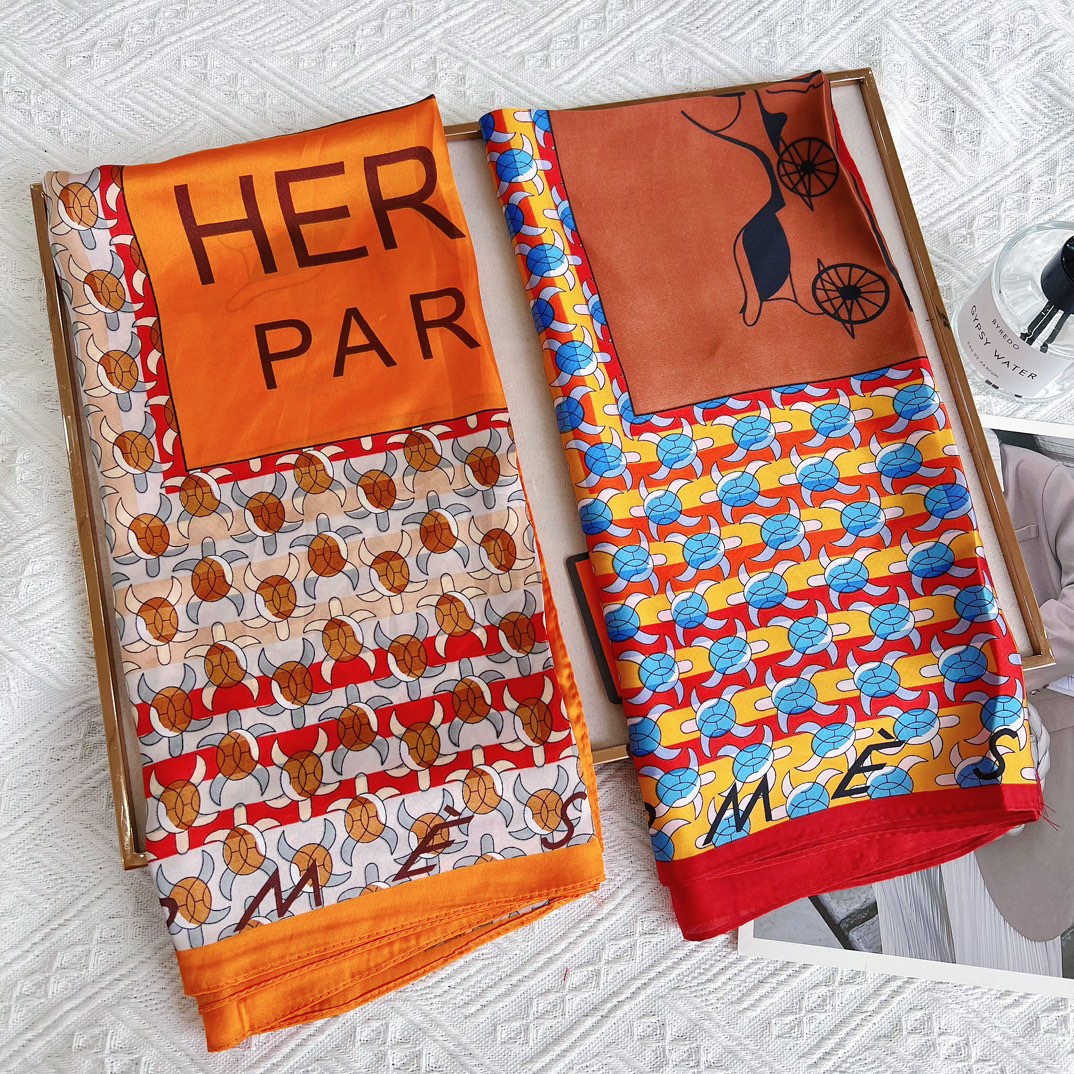 Luxury small windmill printed square towel