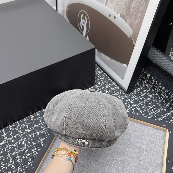 Classic Denim Beret