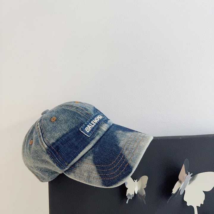 Vintage Denim Blue Baseball Cap