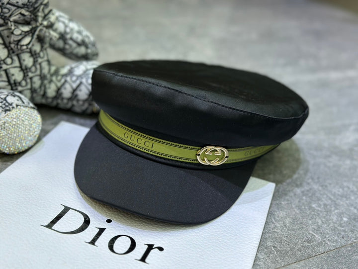 3 colors GG silk military hat