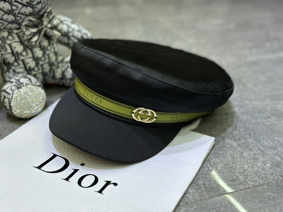 3 colors GG silk military hat