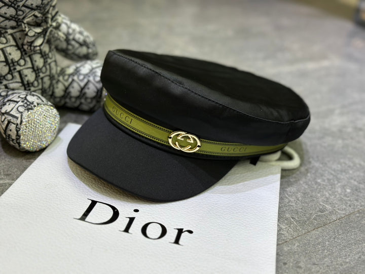 3 colors GG silk military hat