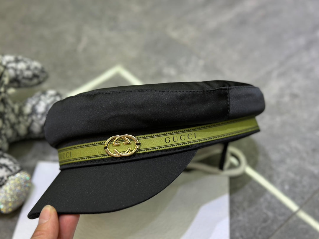 3 colors GG silk military hat